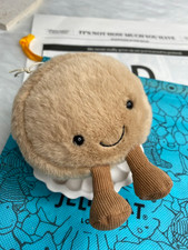 Jellycat Amuseables Chocolate Mona Macaron Food Plush NWT 2026, Fast Ship