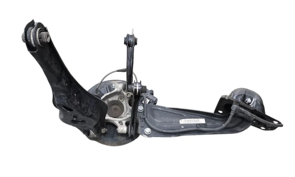 Conjunto de nudillo y pinza de suspensión trasera izquierda Volkswagen Tiguan 2018-2024 OEM Foto 4 de 4