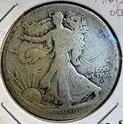 1916-D Obverse Mintmark Walking Liberty Half Dollar - (22-5)