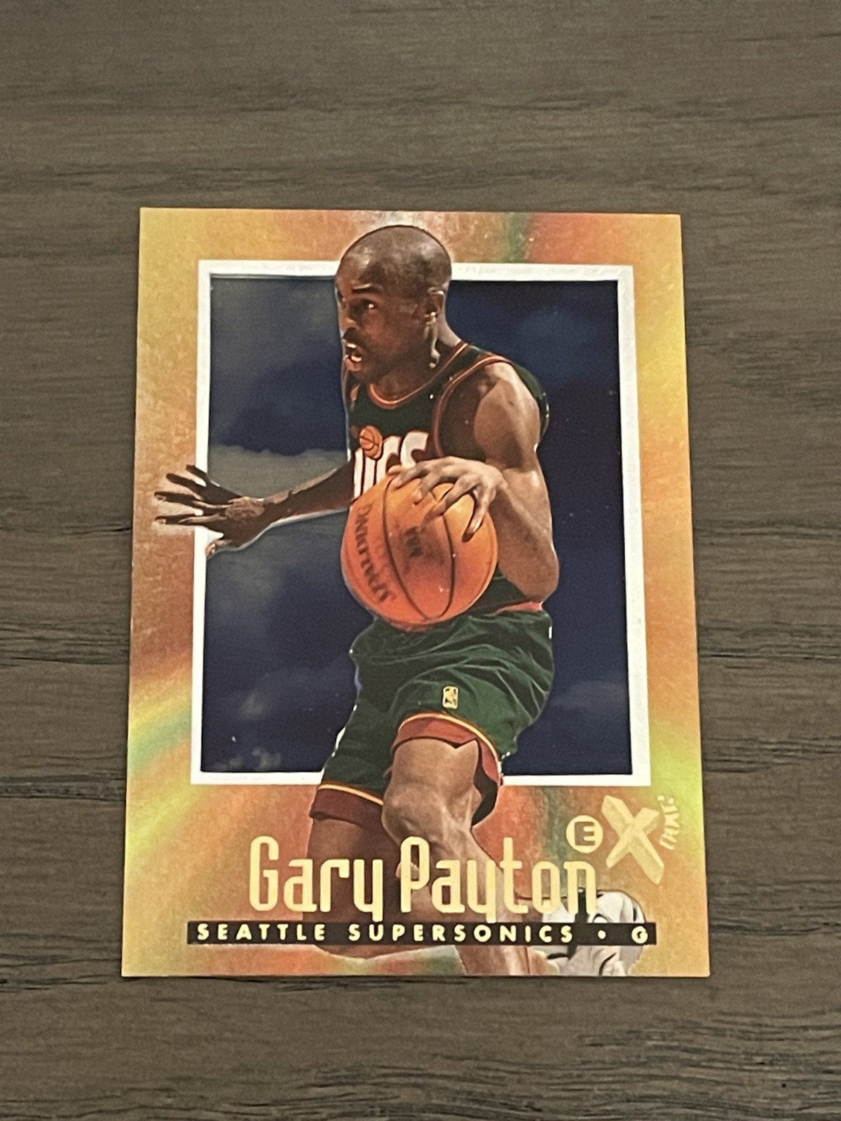 1996-97 SkyBox E-X2000 Gary Payton #68 Seattle Sonics