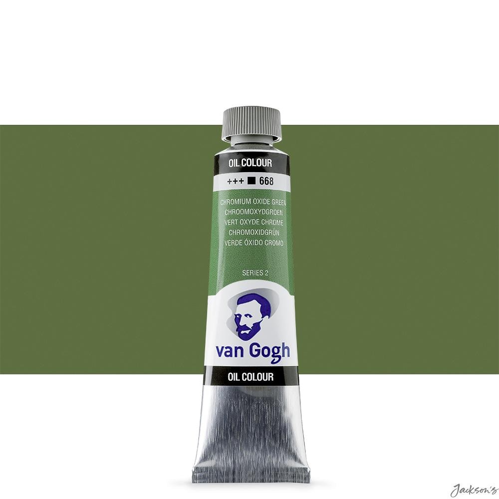 Royal Talens Van Gogh Oil Paint Tube 40ml Chromium Oxide Green S2 Art Painting