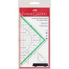 Faber-Castell Set square, large, with handle, 20 cm 177090