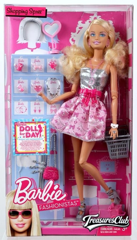 Barbie Fashionistas Shopping Spree Sweetie Doll - T5501 NRFB 2009 Mattel, Inc