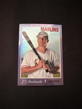 2019 Topps Heritage JT Realmuto -Purple Shimmer- SP Marlins #THC453 