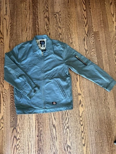 Dickies Blue/green Canvas Light Jacket Coat Size Small image 2