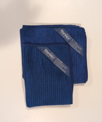 Norwex Channel Textured Kitchen Cloth and Towel Set Navy - New without packaging