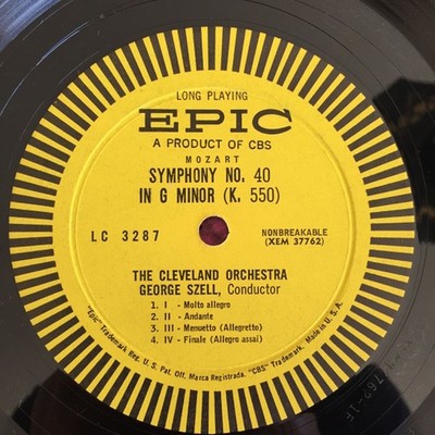Wolfgang Amadeus Mozart, The Cleveland Orchestra, George Szell