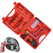 Motorbike Pump Brake Bleeder Vacuum Hand Held Bleeding Tester Kit Car Bleed Set