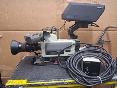 Sony DXC-M3 Saticon 3 Tubes Video Camera 1700 hr power on | eBay