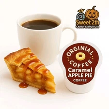 Keurig K-Cup Pods 50ct Donut Shop Caramel Apple Pie Light Roast Coffee.