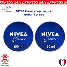 NIVEA Crème Visage, Corps & Mains, Soin Hydratant Multiusage - 150 Ml - Lot de 2