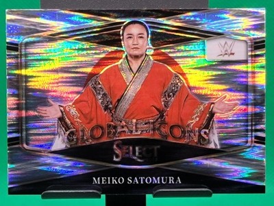 Meiko Satomu 2022 Panini Select WWE #11 Global Icons Flash Prizm