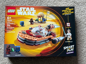 New in Box LEGO Star Wars Luke's Landspeeder 75420 215 Pieces Smart Play