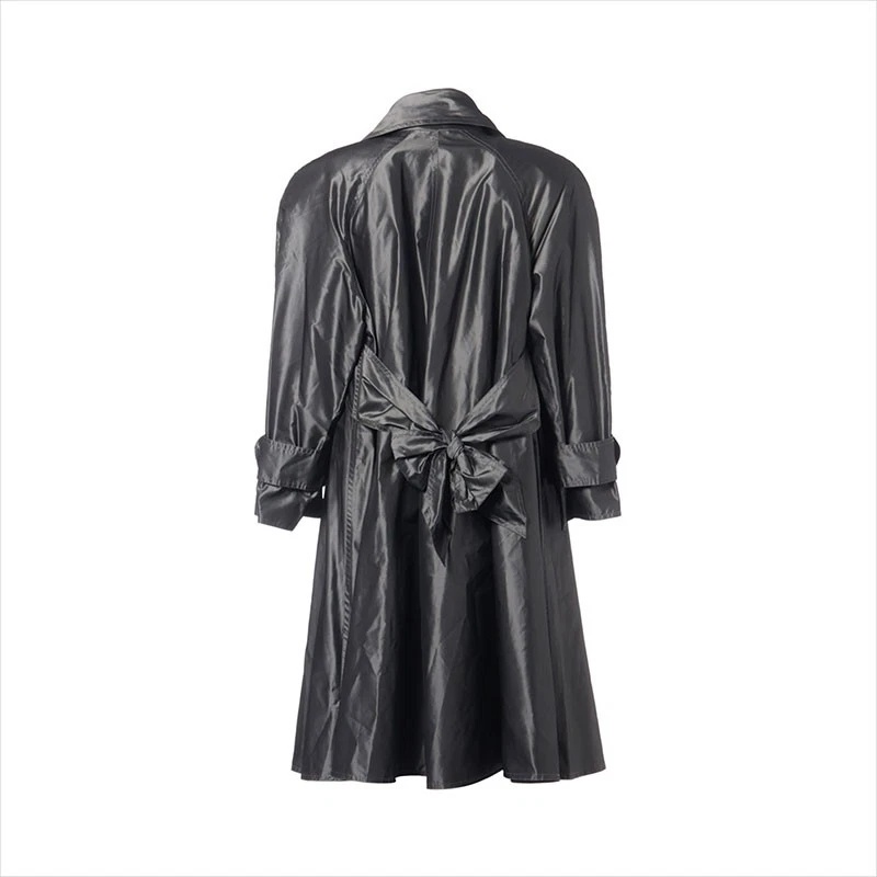 Cappotto lungo CHANEL anni 90 grigio WS15066