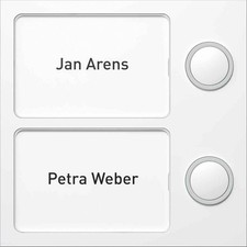 Ritto 1875270 Portier Tastenmodul 2 Tasten weiß 95x95x33mm