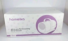 Homeika Pet Grooming Kit & Dog Hair Vacuum 99% Pet Hair Suction Pink Sealed 