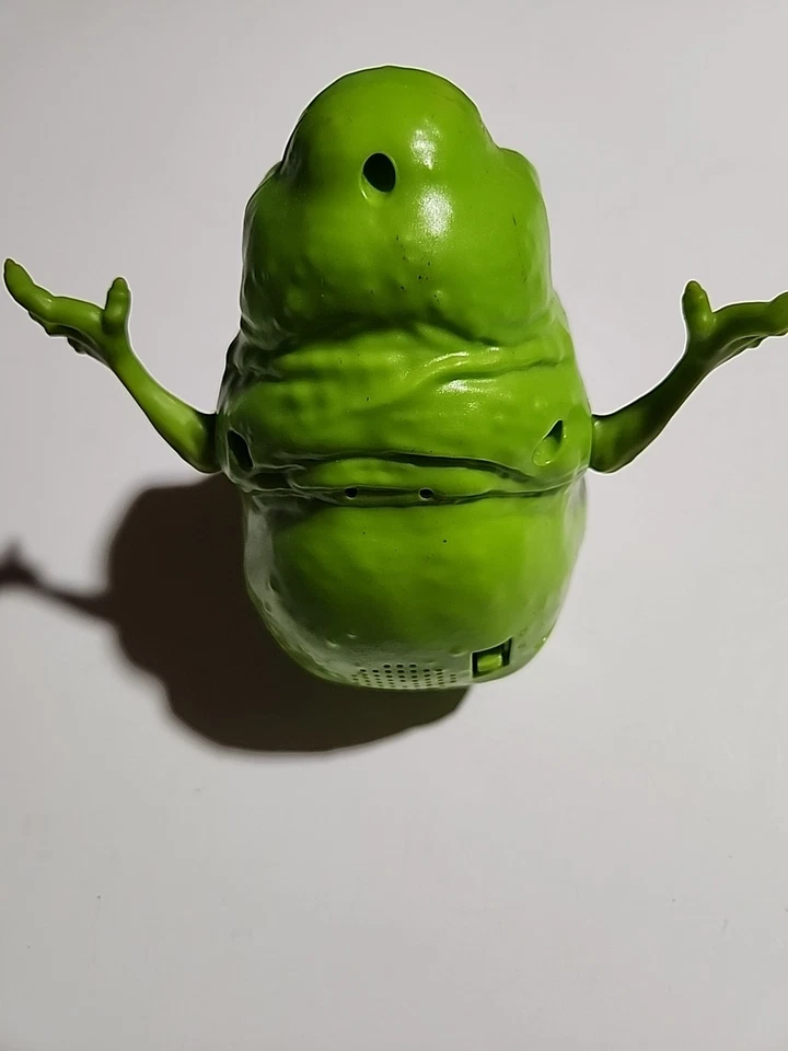 Slimer Ghostbusters 2016 Mattel Pull Tongue Talking Toy Tested Works Perfect! - Image 2 of 4