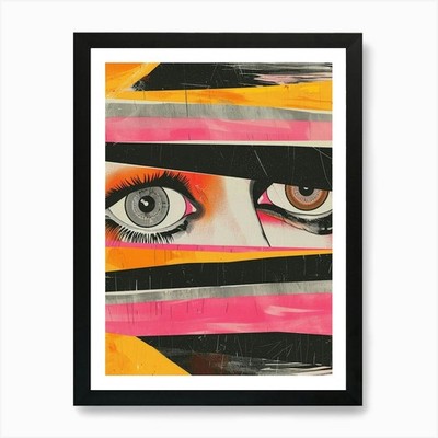 Auge des Betrachters 4 Kunstdruck gerahmt Wandbild Poster Leinwanddruck Bild