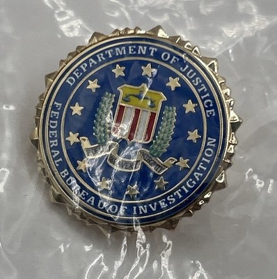 FBI Federal Bureau of Investigation Lapel Pin FBI Seal CN-94