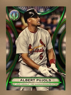 2025 Topps Tribute - Albert Pujols #39 Green /99