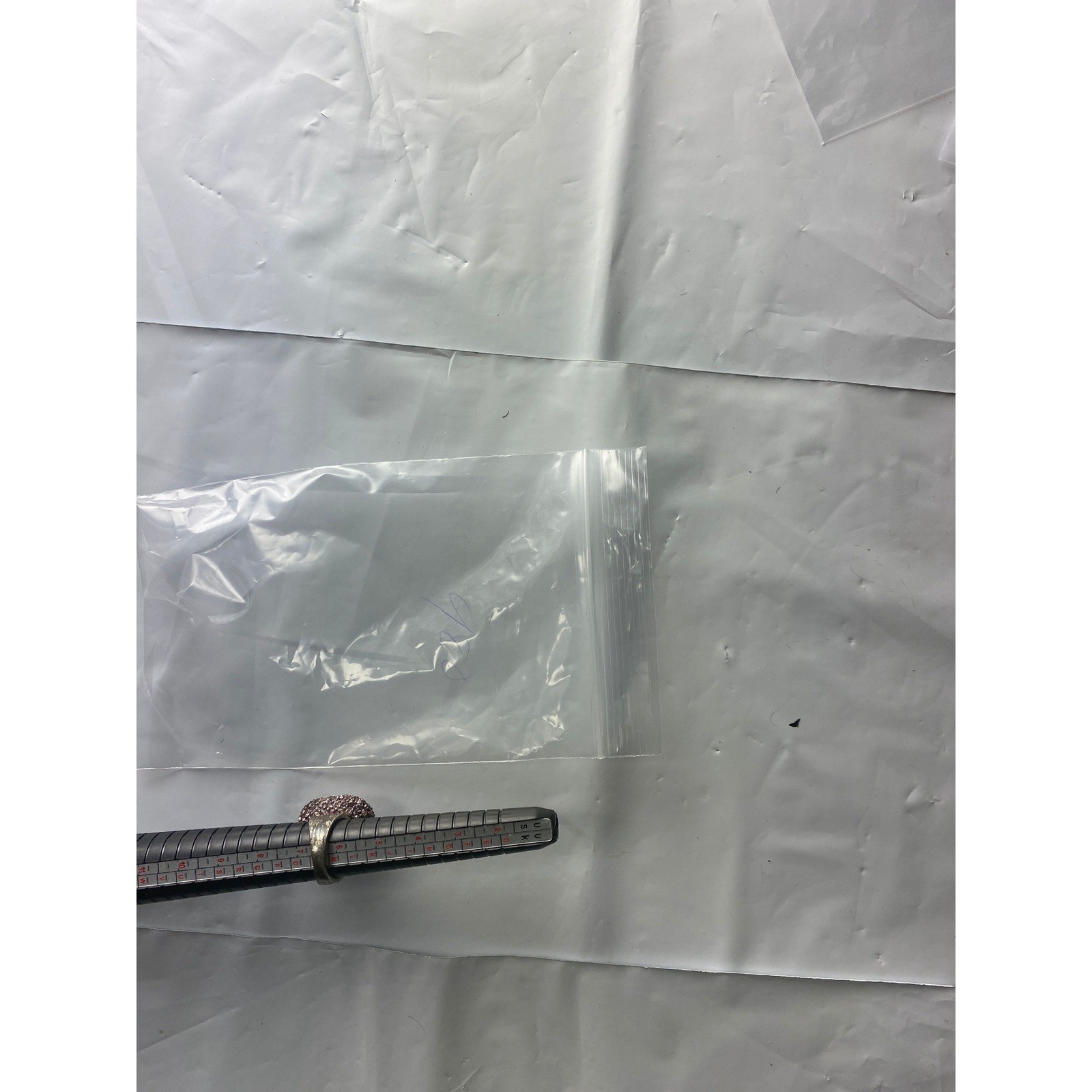 Sparkling Statement Ring Silver Tone Pave Set Rhi… - image 2