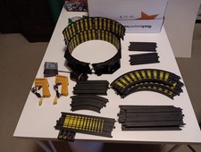 Vintage Tyco,HO,Slot Car Track, Loop,Track, Controllers And Powerpack, Lot Of 25
