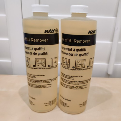 #ad 2 Bottles of EcoLab Graffiti Remover 473 mL 16 fl oz Refills NO SPRAY NOZZLE $19.99