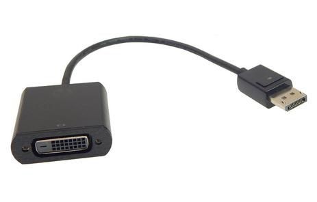 HP 752660-001 DVI (Female) to DisplayPort (Male) Adapter, Black