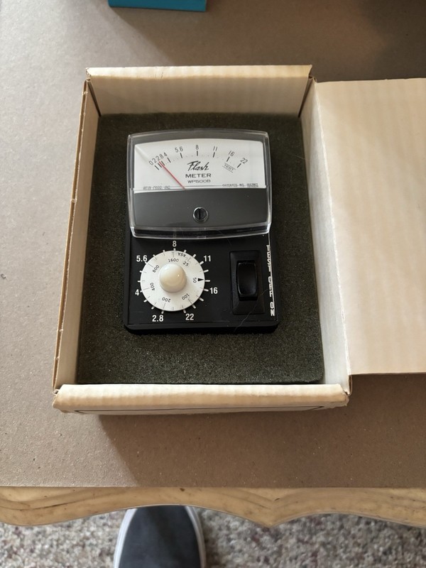 WEIN Flash Meter WP500B With Olympus Sync Shoe