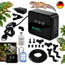 Reptilien Benebelungssystem Terrarium Luftbefeuchter mit Timer & Spr&uuml;hd&uuml;sen 360&deg;