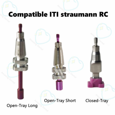 Dental RC Transfer Open Closed Tray Plastic Impression Coping Fit Straumann ITI