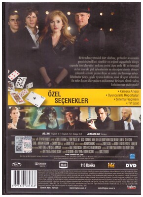 Now You See Me Jesse Eisenberg,Mark Ruffalo DVD (PAL) Region