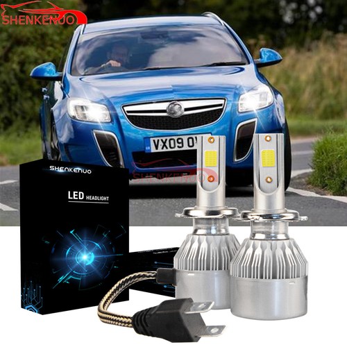 FOR VAUXHALL INSIGNIA 20082013 2x H7 Kit Car LED Headlight Bulbs WHITE