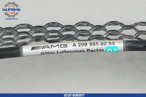 03-05 Mercedes W209 CLK500 CLK55 AMG Front Right Lower Bumper Mesh Grille OEM - Picture 13 of 15