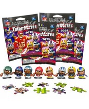 2025 NFL TeenyMates Series 13 Player Figures Lot of 4 Blind Factory Sealed Packs