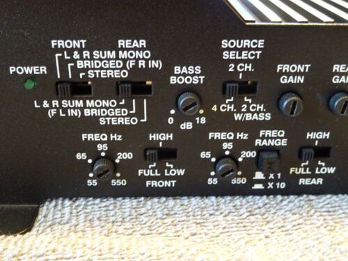 MINT OLD SCHOOL ARC AUDIO ARC4050 XXK SOUND QUALITY AMP DESIGNED BY ROBERT ZEFF - Picture 4 of 16