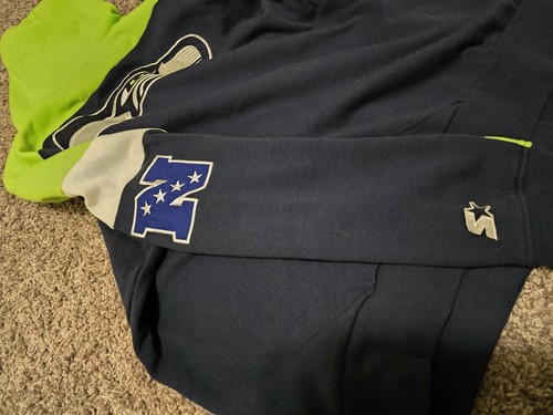 NFL Seattle Seahawks Starter Hoodie Navy/Green Logo Extreme Full-Zip Sz XL - Picture 9 of 10
