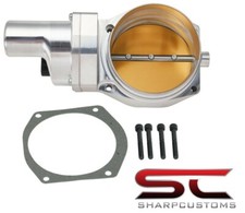Silver Boosted Billet Electronic 102mm Throttle Body Lsx Ls1 Ls2 Ls3 Ls7 Dbw