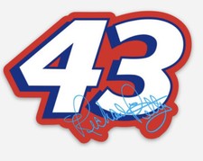 Richard Petty Nascar 43 Retro Vinyl Sticker Decal