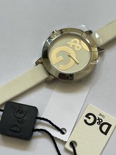 Dolce & Gabbana Time DW0666 Reloj Analógico Mujer Acero Inoxidable Blanco Silicona