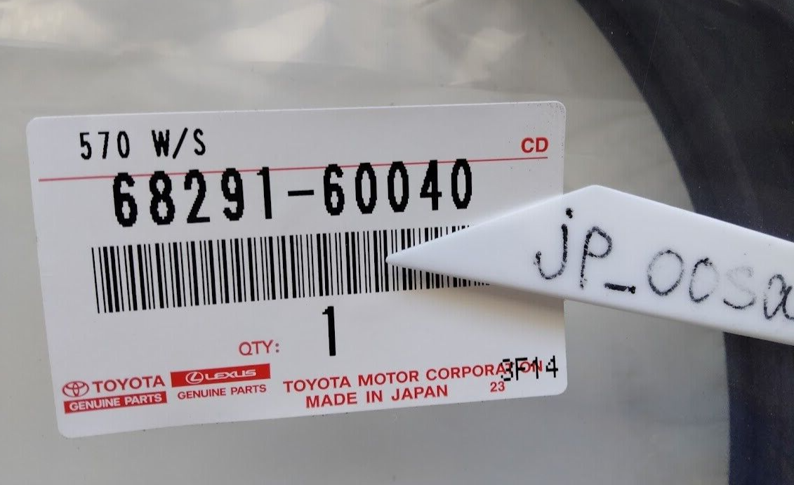Toyota Land Cruiser FJ80 FZJ80 OEM Back Door Glass Weatherstrip