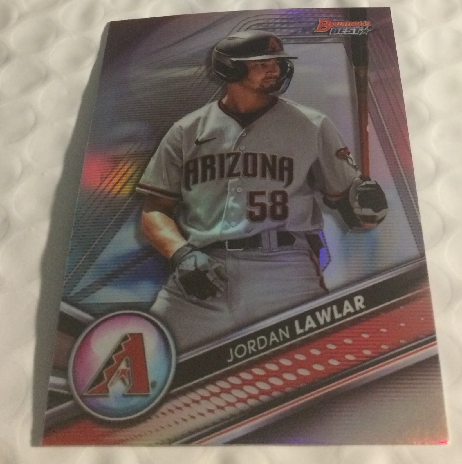 Jordan Lawlar 2022 Bowmans Best Baseball Prospect Refractor #TP-4