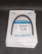 100 Packs Dental Orthodontic Stainless Steel Arch Wires Ovoid Form Rectangular