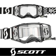 Roll-Off MX Motocross Brille Scott Prospect WFS Racing schwarz weiß UVP 134,99€