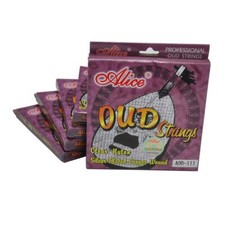 5Sets Alice OUD Strings Clear Nylon Silver-Plated Copper Wound 11Strings AOD111