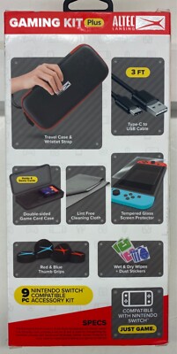 Altec Lansing Nintendo Switch 9 Piece Accessory Kit (ALNKIT01) | eBay