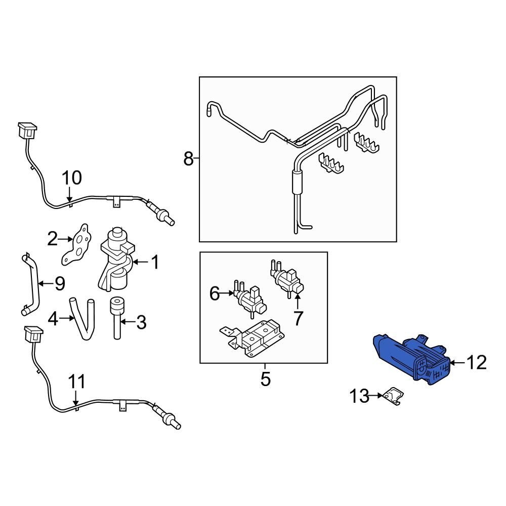 Mazda LF6713970C Genuine OEM Vapor Canister for sale online eBay