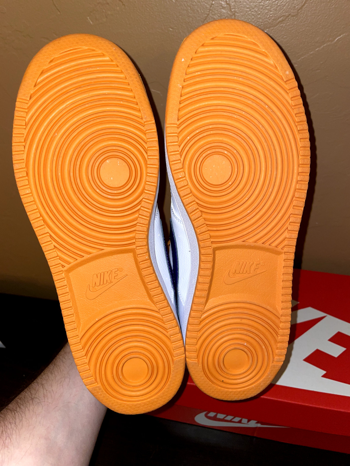 NIKE COURT VISION LO NBA WHITE ELECTRIC PURPLE / CURR… Gem