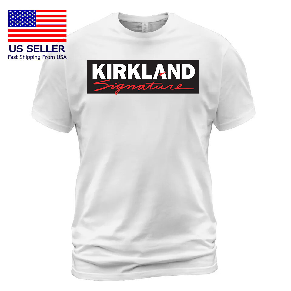 Kirkland Signature Logo T-Shirt Made in USA Size S-5XL
