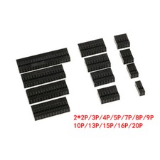 DuPont 2.54mm Pitch Connector PCB Housings Double Row Pin 2x2/3/4/5/6/7/8/9 20P